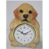 Image 2 : DECORATIVE PUPPY PIGGY BANK CLOCK