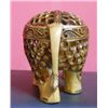 Image 3 : Wooden Decorative Elephant With Baby Inside