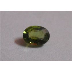 Tourmaline Green 0.84 Ct Oval Shape Stone