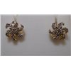 Image 1 : Earring of Diamond 0.55 Ctw in 3.05g 18kt Yellow Gold