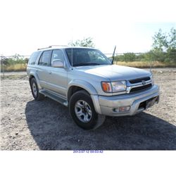 2001 - TOYOTA 4RUNNER