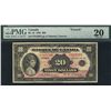 Image 1 : 1935 Bank of Canada; 20 Dollars, Charlton BC-10, PMG VF-20, F019204.