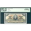 Image 1 : 1937 Bank of Canada; 100 Dollars, BC-27c #BJ4800685 PCGS AU53PPQ.