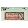 Image 1 : 1954 Bank of Canada; $2 BC-38dA #*KG0301949 PCGS CH UNC63PPQ.