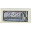 Image 1 : 1954 Bank of Canada $5 BC-39bA #*RC0030323, crisp AU /UNC issue.