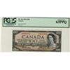 Image 1 : 1954 Bank of Canada; 100 Dollars, BC-43a #4091084 PCGS CH UNC63PPQ.