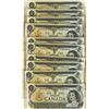 Image 1 : 1973 Bank of Canada; BC-46a #0000010, 020, 030, 040, 050, 060, 070, 080, 090 & 100 Set. Lot of 10 no