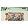 Image 1 : 1971 Bank of Canada; 10 Dollars, 0 BC-49bA #*DK2965900 PCGS CH UNC64PPQ.