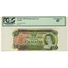 Image 1 : 1969 Bank of Canada; $20 BC-50aA #*EM3050288 PCGS EF45.