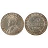 Image 1 : Newfoundland 1918c 50 Cents, ICCS MS63;  Full lustre.