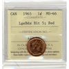 Image 1 : 1965, Cents ICCS MS66; Red, Cents LgeBds Blt5.