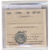 Image 1 : 1894 5 Cents ICCS EF-40.