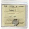 Image 1 : 1902 5 Cents, ICCS MS64; Large H.