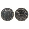 Image 1 : 1951  5 Cents LR, Missing Chrome CCCS MS62.  Designated cleaned.