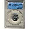 Image 1 : 5 Cents 1954 SF Missing Chrome CCCS MS60.