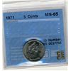 Image 1 : 1971 5 Cents, CCCS MS65.