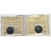 Image 1 : 1972, 1973 5 Cents, ICCS MS65;  Two coins.