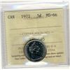 Image 1 : 1972 5 Cents, ICCS MS66; Gem lustre.