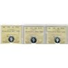 Image 1 : 1996, , 1997, 1998 10 Cents, ICCS PF67;  Three coins Ultra Heavy Cameo.