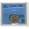 Image 1 : 1927 25 Cents, CCCS VG8.
