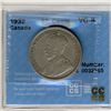 Image 1 : 1932 50 Cents, CCCS VG8.