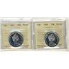 Image 1 : 1966 and 1967 50 Cents, ICCS PL66; Cameo.
