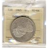 Image 1 : 1965 1 Dollars, ICCS MS64; SmBds Ptd 5.