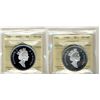 Image 1 : 1996 and 2003 1 Dollars, ICCS PF68;  Two coins.