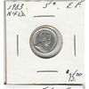 Image 1 : Newfoundland; 1903 5 Cent, EF.