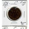 Image 1 : 1896 1 Cent Far, F15.