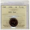 Image 1 : 1954 1 Cent , ICCS PL-64; Red, NSF.