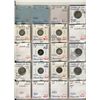 Image 1 : 1882H 10 Cents to 1938;  Nice date set including many duplicates and more.  Victoria(2), Edward(9), 