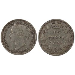 1890H 10 Cents, Abt VF.