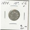 Image 1 : 1894 10 Cents, VG+.