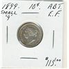 Image 1 : 1899 10 Cents, Abt EF.