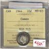 Image 1 : 1944 10 Cents ICCS MS-65; Cameo.