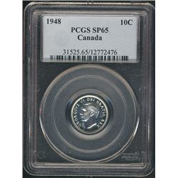 1948 10 Cents PCGS SP-65.
