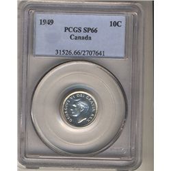 1949 10 Cents PCGS SP-66.