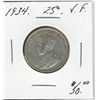 Image 1 : 1934 25 Cents, VF.