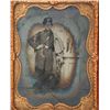 Image 1 : CONFEDERATE INFANTRY SOLDIER 1/4 PLATE AMRBROTYPE
