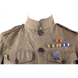 WWI USMC MARINE 2ND DIVISION SUMMER TUNIC