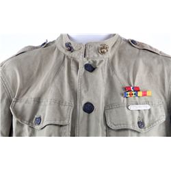 WWI USMC UNIFORM 5TH MARINE TROPICAL TUNIC
