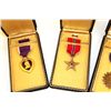 Image 1 : 5 WWII MEDALS PURPLE HEART BRONZE STAR AIR MEDAL