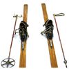 Image 3 : WWII NORTHLAND US MILITARY SKIS WITH POLES & SHOES