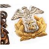 Image 3 : 9 WWII STERLING US NAVY & COAST GUARD CAP BADGES