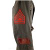 Image 4 : WWII USMC PARA MARINE GREEN WOOL UNIFORM TUNIC