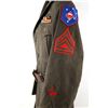 Image 5 : WWII USMC PARA MARINE GREEN WOOL UNIFORM TUNIC