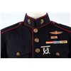Image 1 : WWII USMC PARAMARINE 1ST ASSAULT DRESS BLUE TUNIC