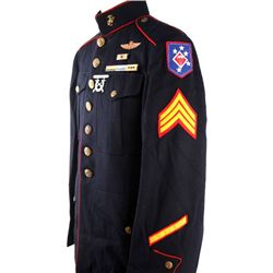 WWII USMC PARAMARINE 1ST ASSAULT DRESS BLUE TUNIC WWII USMC PARAMARINE 1ST ASSAULT DRESS BLUE TUNIC
