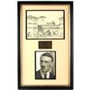 Image 1 : SKETCH SIGNED ADOLF HITLER WITH PROVENANCE